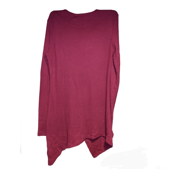 Marc New York Maroon Long Sleeve Size L - Picture 3 of 6